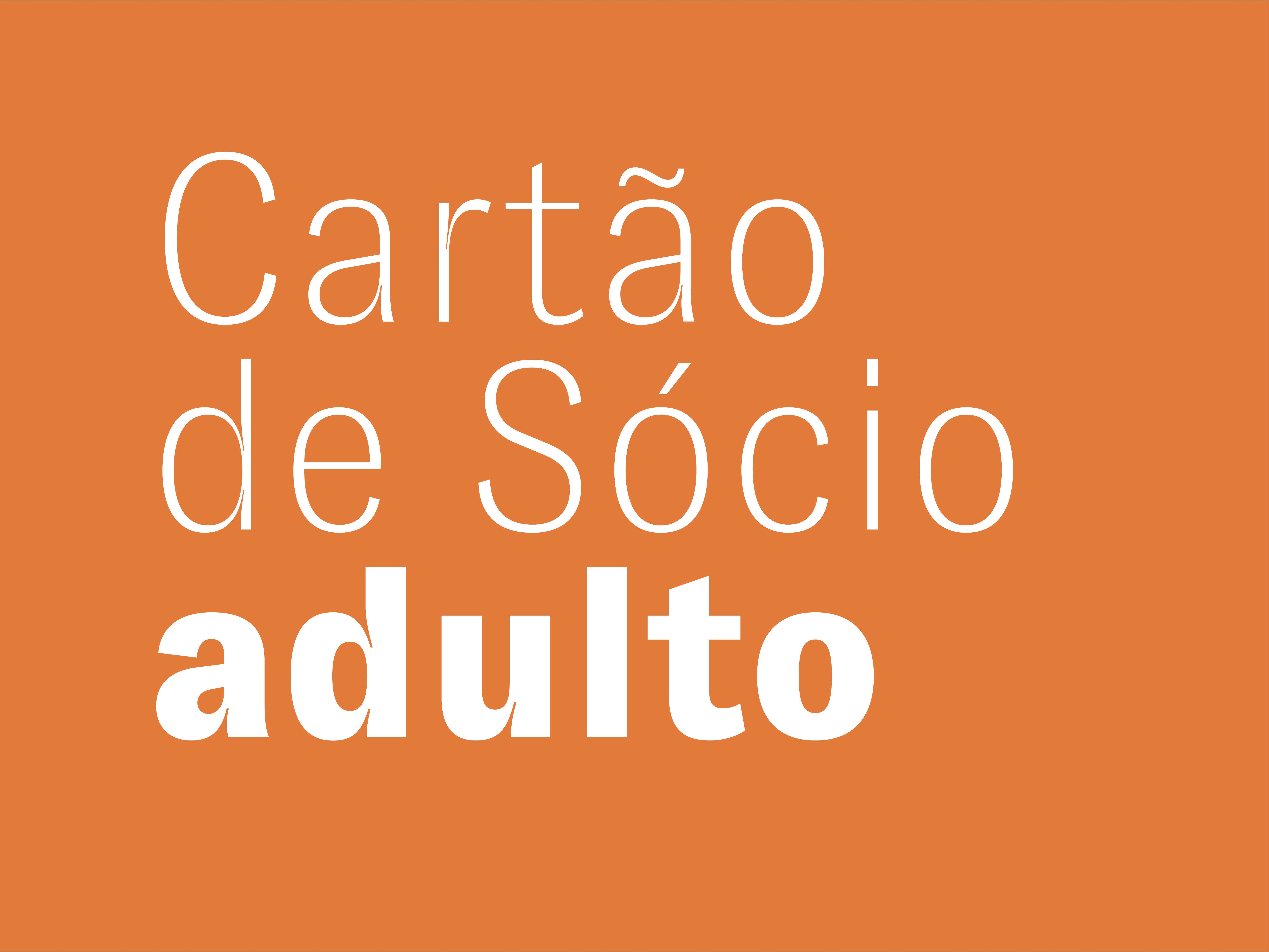 Para todos/as com idade superior a 18 anos